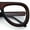 Brown, variant on Retro Hipster Thick Plastic Racer Clear Lens Fashion Eyeglasses White