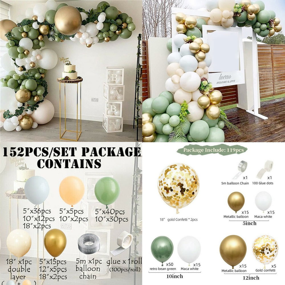 Christmas Party Wedding Baby Shower Decoration 4 Sets Balloon Stand Kits Love Balloon Floor Stand Decoration DIY Reusable for Graduation Birthday 