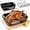 Large - 17.2, variant on Large Nonstick Roasting Pan with Rack (17x13 Inch) -Turkey Roasting Pan with Wider Handles, Heavy Duty Construction Roaster - Easy Clean for Oven