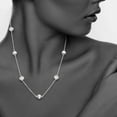 thumbnail image 4 of 5th & Main Women's Sterling Silver Necklace with Rose Quartz and Silver Balls, 4 of 4