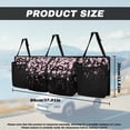 thumbnail image 6 of KUIFORTI Hanging Trunk Organizer for SUV, Car Organizer, Back Seat Organizer for SUV, Car Storage Organizer, SUV Trunk Organizer, Small Size, Cherry Blossom Black, 6 of 6