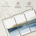thumbnail image 6 of Elephant Stock Luminosity Wall Art - Horizontal Multi Panel Canvas - Living Room Wall Decor - Abstract Multi Panel - Blue And Brown Decor By Allison Pearce - 38" x 24", 6 of 8