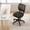 Black, variant on XUEGW Armless Desk Chair, Height Adjustable Swivel Office Rolling Task Chairs with Soft Mesh Padded Cushion, Ergonomic Small Study Computer Chair for Girls Boys Teens (White, 1PC)