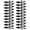 Black, variant on 20Pcs 1.8g 62mm Attractive Fishing Lure Easy Use Rubber Shrimp-type Flexible Soft Bait for Outdoor