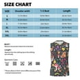 thumbnail image 6 of JUNZAN Mushrooms Snails Butterflies Men's Sleeveless T Shirts,Sleeveless Muscle Shirts,Sizes S-3XL, 6 of 8