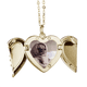 thumbnail image 1 of Bulldog mascota animal solo foto Collar colgante en forma de melocotón con alas Unbranded  M, 1 of 3
