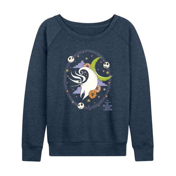 The Nightmare Before Christmas - Zero Frame - Women's French Terry Long Sleeve Pullover