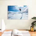 thumbnail image 3 of Elephant Stock Carpathian Mountains Skiing Wall Art - Horizontal Canvas Wall Art - Living Room Wall Decor - Sports Canvas - Red And Blue Decor - 12" x 8", 3 of 8