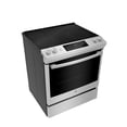 thumbnail image 2 of GE 30" Electric Slide-In Front Control Fan Convection Range with Storage Drawer Stainless Steel - JCS830SMSS, 2 of 6