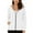 White, variant on Meihcang Sherpa Hoodies for Women Full Zip Up Fleece Jacket Tunic Sweatshirts Solid Long Sleeve Drawstring Warm Outerwear with Pockets Khaki S