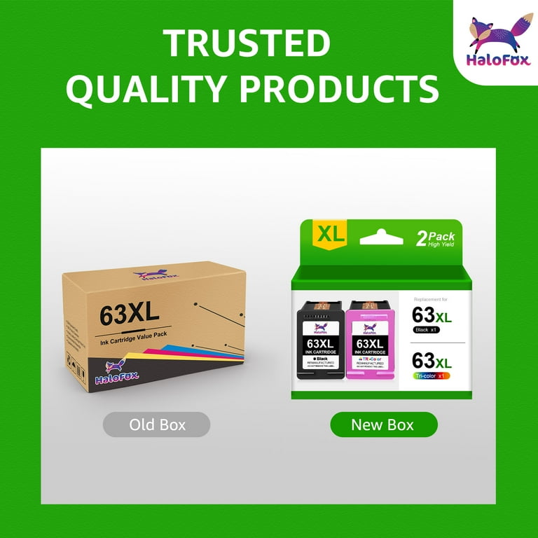 Amazon.com: Upsek Compatible 63XL Ink Cartridge Replacement