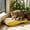 Yellow-Free Size/YE, variant on Fish Shape Cardboard Cat Scratcher Bed Dual Use Scratching Pad Claw Grinding Indoor Furniture Protector