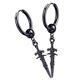 thumbnail image 4 of 2 pares de pendientes colgantes de material acero inoxidable, pendientes con , pendientes de moderno para hombres y mujeres Fernando Pendientes de acero inoxidable, 4 of 8