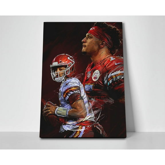Patrick Mahomes Artwork Poster or Wrapped Canvas