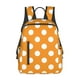 thumbnail image 1 of Easygdp Orange And White Polka Dot para Easygdp Yak - Mochila Casual Ligera y Resistente para Viaje y Senderismo para Hombres y Mujeres, 1 of 7