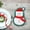 Towel E, variant on LACKUST Hand Towels for Bathroom,Christmas Themed Hand Towels - Featuring Cute Santa, Tree, Bell, Glove, Snowman, and Deer Designs,A