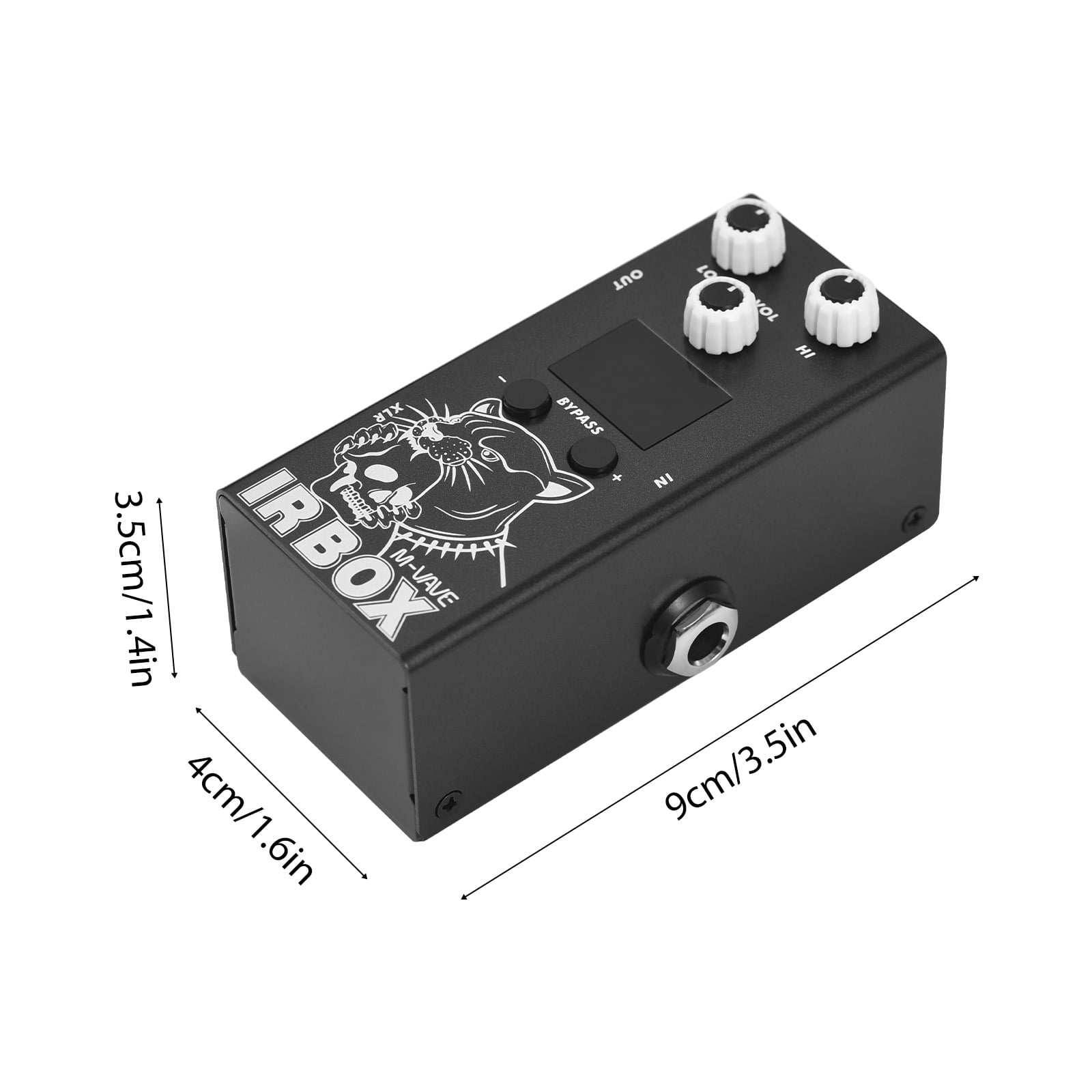 VAVE Effects Pedal,9v 6.35mm Input/output 9v 6.35mm Response Xlr Output Port 9v Ir Cab Response Ir Box Pedal Box Pedal With Cab Response Xlr With Ir Cab Pedal With Ir Xlr Output Port