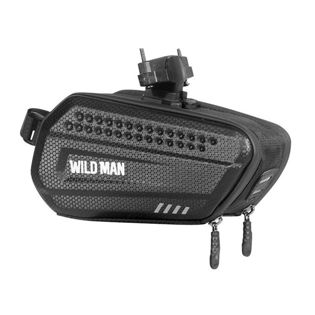 Bolsa de asiento de cola de ciclismo Ndcxsfigh para hombre salvaje bolsa dura para tija de sillín