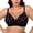 Colorful, variant on Jelly Sports Bras for Women Strawberry Print Lace Plus Size Scallop Edge Adjustable Straps Full Coverage Lingerie Smooth Seamless Underwear Bra Multicolor - XXL