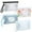 Multi-color, variant on CAIDI 4Pcs Baby Wet Wipe Pouch, Portable Baby Wipes Case, Reusable Refillable Travel Wet Wipe Holder Bag