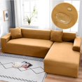 thumbnail image 1 of Funda de sofá elástica impermeable para sala de estar, cubierta de sofá de esquina, Chaise Longue, en forma de L, 1 of 4