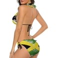 thumbnail image 3 of NICKSUN Women's Bikini Sets, Cute Print Two Piece Bathing Suits Sexy Halter Padded Bikini Swimsuits, 3 of 6