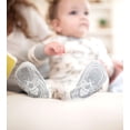 thumbnail image 2 of Burt's Bees Pijama para bebé y niño, con cierre frontal, antideslizante, unisex, algodón orgánico, Amigos Mega Dino, 12 meses, 2 of 7