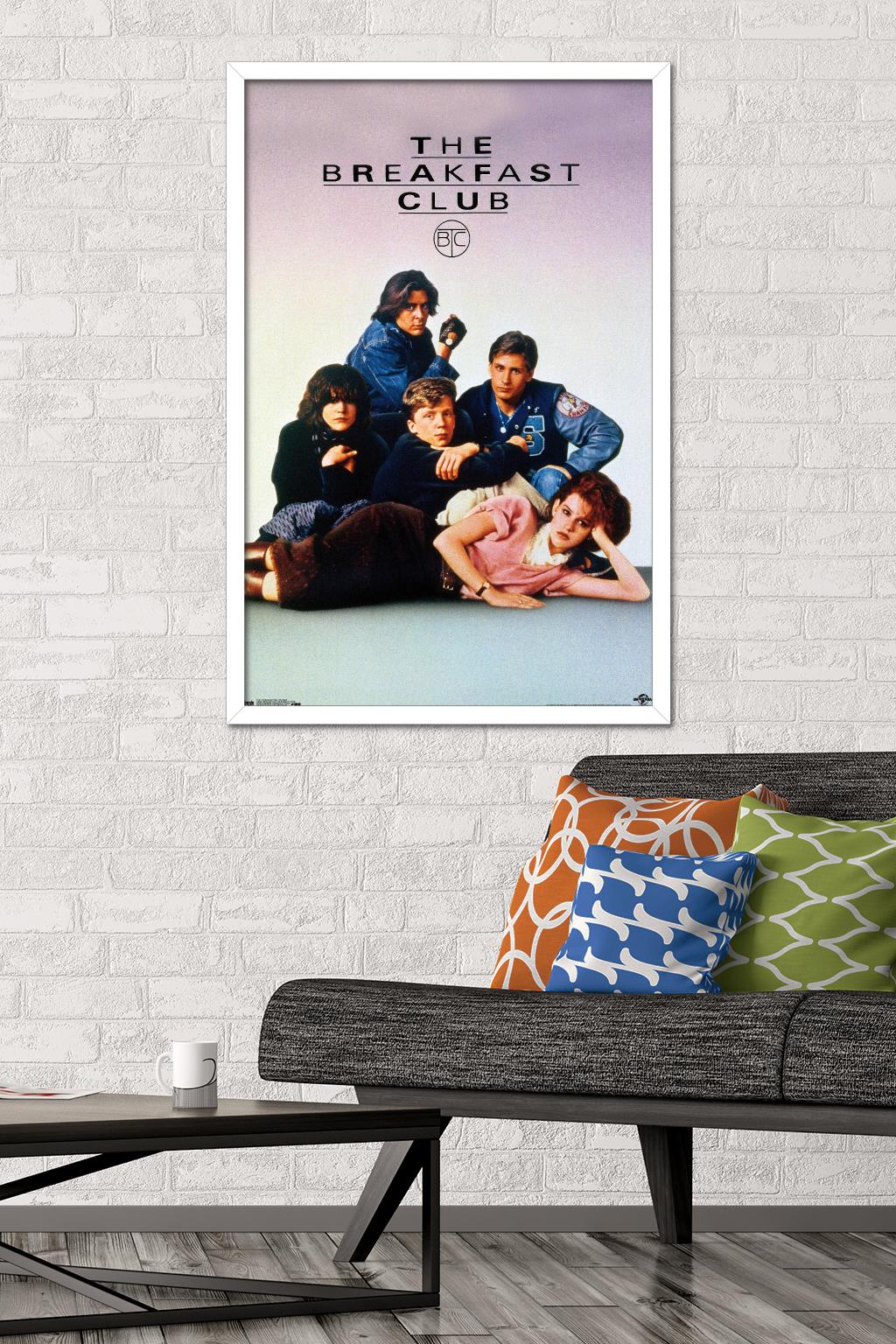 The Breakfast Club - One Sheet Wall Poster, 22.375" x 34" Framed