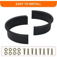 thumbnail image 2 of 45 Inch Smokeless Fire Pit, Round Wood Burning Fire Pits, Heavy Duty Firepits with Poker for Backyard, Bonfire, Outdoor 2.5mm Thickness Steel Black, 2 of 18
