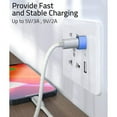 thumbnail image 5 of USB C Female to USB A Male Adapter 3 Pack, Type C Charger Cable Power Adapter Compatible with iPad Air 6, iPhone 13/12 Pro Max, Watch S7, Samsung Galaxy S20 etc Blue, 5 of 7