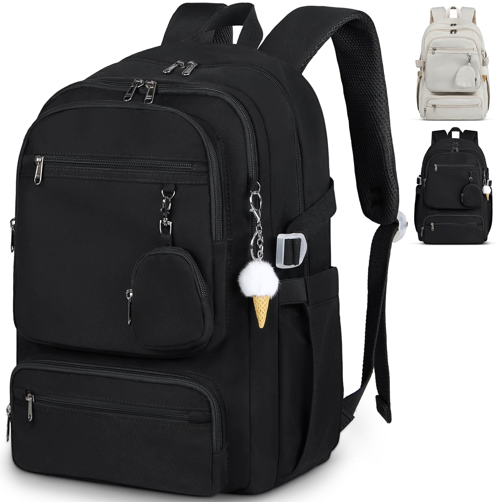 all leather backpack Commuter Bag Stella FK: An Infinity it works great too waterproof backpack for camera gear Colour:Castle Tapestry - Black
