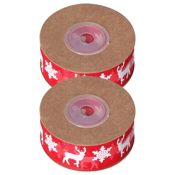 Cinta Para Envolver Regalos 2 Rollos De Cinta Navideña Cintas