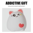 thumbnail image 5 of EIMELI Cat Lamp Cute Bedside Lamp Table Lamp Portable Silicone Colorful LED Nightlight Baby Night Light Super Cute Gifts for Kids, 5 of 5