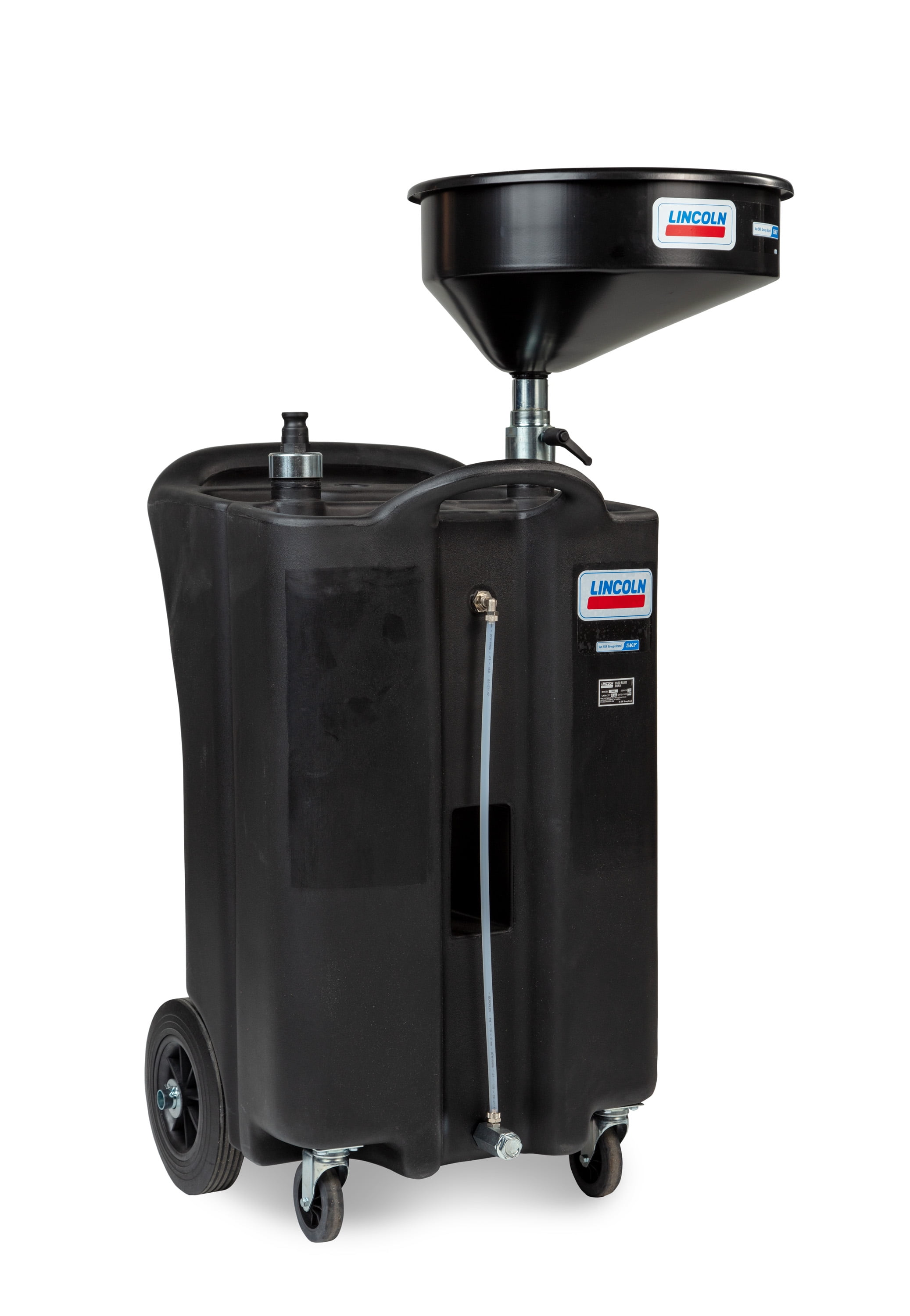 Lincoln 3626 Portable Plastic Used Fluid Gravity Drain - 26-Gallon ...