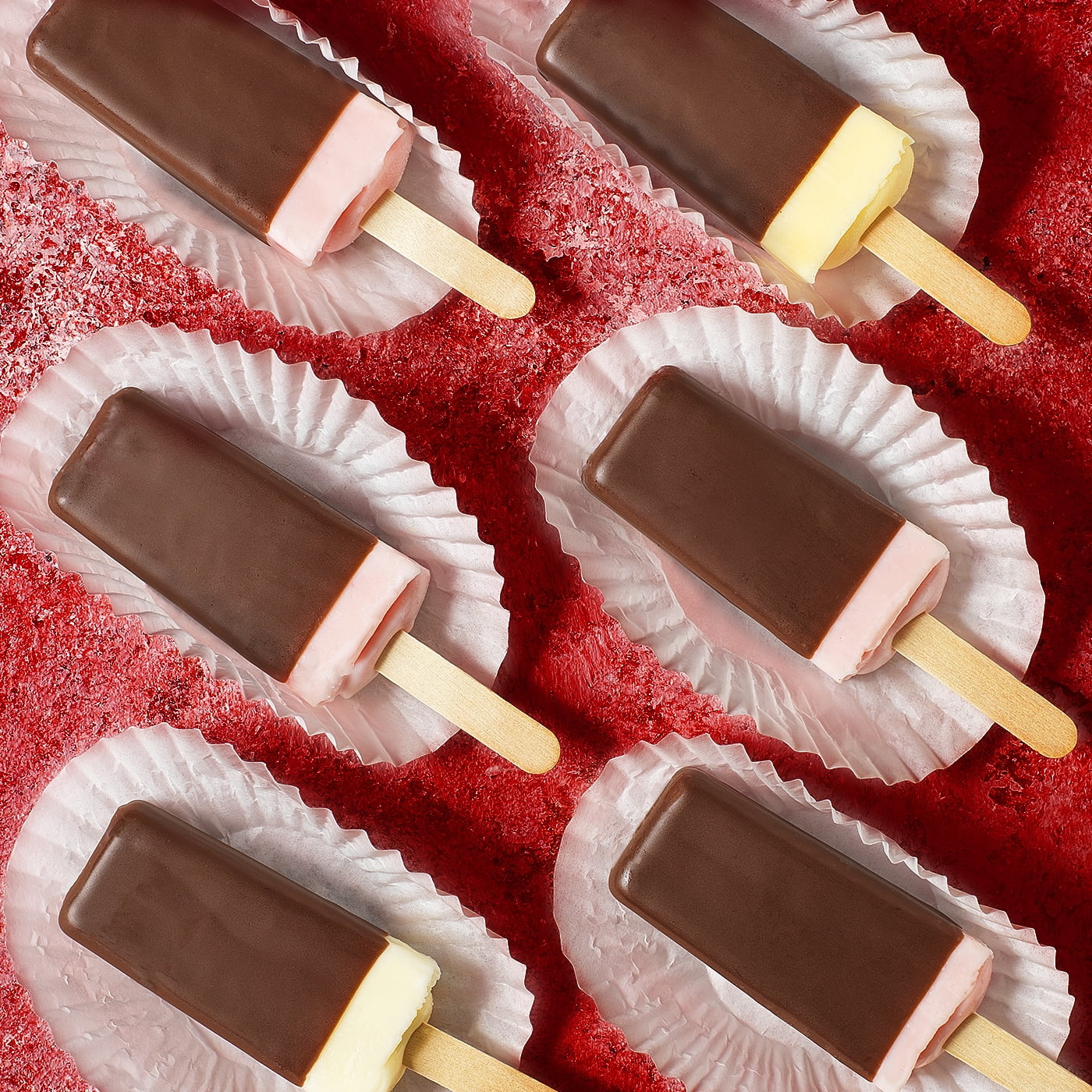 Helados Mexico Minis Chocolate-Dipped Ice Cream Bars, Variety Pack, Gluten-Free, 18 oz, 12 Ct