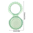 thumbnail image 5 of Travel Ready Foldable Hair Tool Mirror Comb Set In Adorable Shell Case Hair Comb, 5 of 11