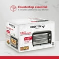 thumbnail image 7 of 4  Toaster Oven with 60 Min Timer, Sleek Black, Baking & Broiling, Compact Kitchen Appliance, 7 of 7