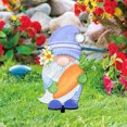 thumbnail image 3 of Naiovety Gnomo de Pascua Zanahoria Patio Signos Marcadores A prueba de agua Estaca Decoraciones Adorno de jardín para Patio Patio Vacaciones Kits de decoración para fiestas, 3 of 6