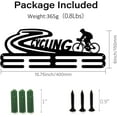 thumbnail image 4 of Competition Medal Holder Cycling Theme Medals Display Frame Mountain Biking Iron Medal Hook for Competition Medal Holder Display Wall Hanging, 4 of 9