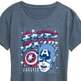 thumbnail image 3 of Marvel Captain America - Katakana - Women's Short Sleeve Graphic T-Shirt, 3 of 5