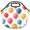 Multicolour 3, variant on Herdesigns Monkey Neoprene Lunch Bag, Forest Animal Insulated Lunch Box for Women Men Washable Lunch Tote Soft Lunch Container With Zipper for Work Picnic Travel