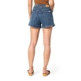 thumbnail image 3 of Levi Strauss Signature Women's Vintage A-Line Belt Shorts, Sizes 0-14, 3 of 6