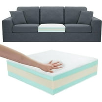 Extra Thickness 5 Layer Couch Cushion Replacement, 22"x24"x6" Sofa Cushions Replacement, Memory Foam Upholstery Cushion, Supportive&Soft Sofa Cushion Foam with Removable Cover