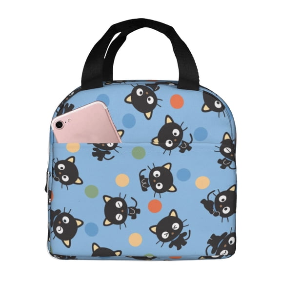 Chococat Lunch Bag, Insulated Lunch Bag for Women Men Lunch Box Container Bag Reusable Lunch Tote Bag for Office, Work, Beach, Travel, Picnic