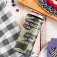 thumbnail image 3 of Inspirational Gifts for Men,"Sometimes You Forget You''re Awesome" Camo Stainless Steel Can Cooler for 12 oz Slim Cans & Bottles¡­, 3 of 5