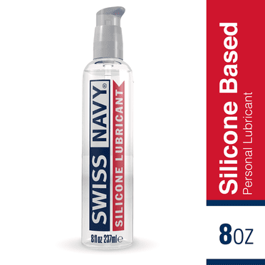 Swiss Navy Premium Silicone-Based Personal Lubricant & Sex Gel for Couples, 8 oz