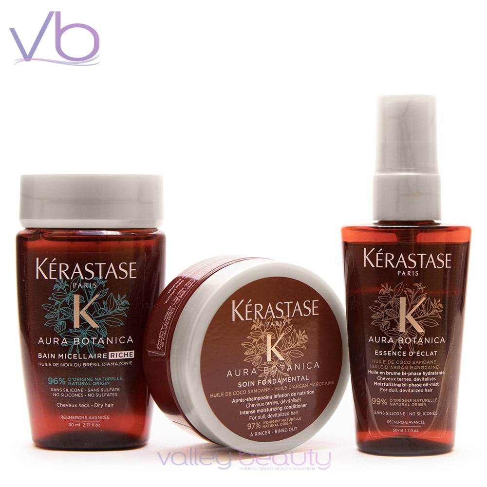 Kerastase Kerastase Aura Botanica Travel Set Shampoo, Conditioner, Oil Mist