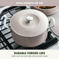 thumbnail image 4 of GreenPan Balance 10-Piece Ceramic Nonstick Cookware – Toxin-Free, Dishwasher & Oven Safe, Taupe, 4 of 6