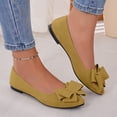thumbnail image 7 of Women's Pointed Toe Flat Shoes Elegant Bow Knot Ballet Flats for Ladies Comfortable Slip-On Loafers, 41, 7 of 7