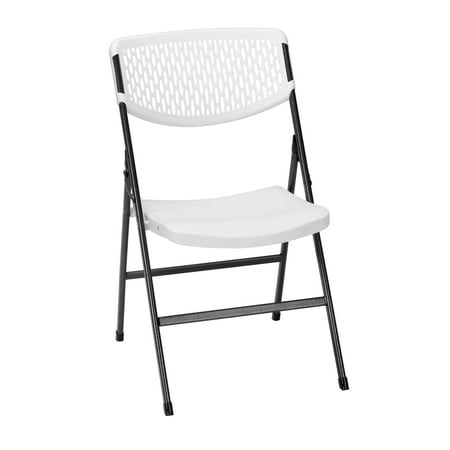 Cosco Mesh Resin Folding Chair 4 Pack White